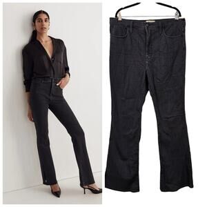 NWTMadewell Skinny Flare Jeans in Bellhaven Wash: Slit-Hem Edition size 32
